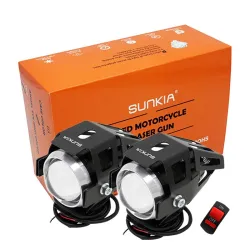 LucesFaro LED para motocicleta - 3000lm - Chip CREE - resistente al agua - 2 piezas