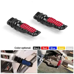 ReposapiésEstriberas traseras universales para moto - reposapiés pasajero - 8mm - 2 piezas