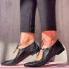 ZapatosBailarinas elegantes de piel - con cordones
