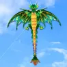 CometaPterosaurio 3D - dinosaurio verde - cometa - con línea de 100 m