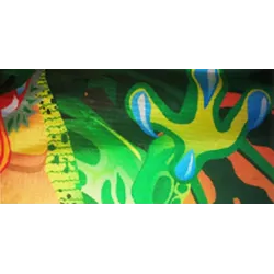 CometaPterosaurio 3D - dinosaurio verde - cometa - con línea de 100 m
