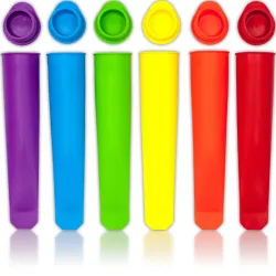 CocinaMáquina para hacer helados / piruletas - moldes de silicona - 4 piezas