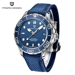 RelojesPAGANI DESIGN - reloj automático de moda - correa de nailon - azul