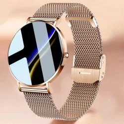 Ropa inteligenteElegante reloj inteligente - ultrafino - 1,36" - AMOLED - pantalla HD - resistente al agua - correa de malla ...