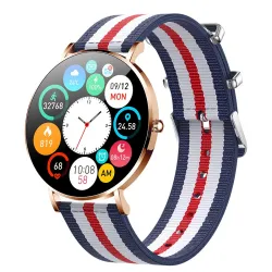 Ropa inteligenteElegante reloj inteligente - ultrafino - 1,36" - AMOLED - pantalla HD - resistente al agua - acero inoxidable...