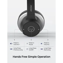 Mpow HC5 - Bluetooth headphones - headset with microphone - noise cancellingHeadsets