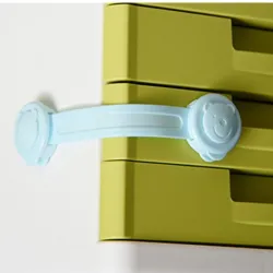 Baby safety drawer lock - anti-pinching plastic buckle - finger protection - 5 piecesFurniture