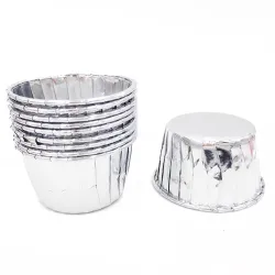 Utensilios para hornearEnvoltorios para cupcakes - moldes para hornear - papel de aluminio - 50 piezas