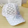 Sombreros & gorrasGorra de béisbol de encaje fino - flores / hojas bordadas