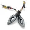 Luces de giroIndicadores de señal de giro LED para motocicleta - impermeables - 2 piezas