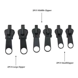 Universal instant zipper - 6 piecesTextile