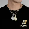 CollaresGuantes de boxeo de cristal con collar.