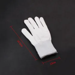 PartyGuantes de esqueleto resplandecientes - LED