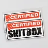 PegatinasVinilo decorativo para coche - Certificado Shitbox