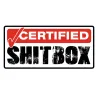 PegatinasVinilo decorativo para coche - Certificado Shitbox
