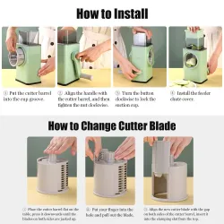 3 in 1 multifunction vegetable cutter - grater - slicerTools