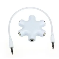 3.5mm jack audio splitter - 1 to 5Cables