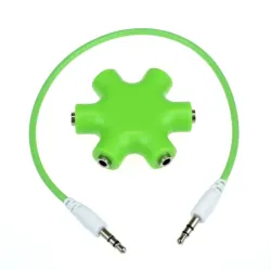 3.5mm jack audio splitter - 1 to 5Cables