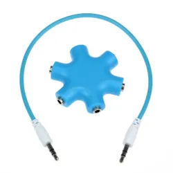 3.5mm jack audio splitter - 1 to 5Cables