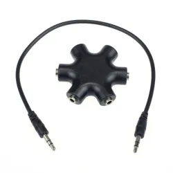 CablesDivisor de audio jack de 3,5 mm - 1 a 5