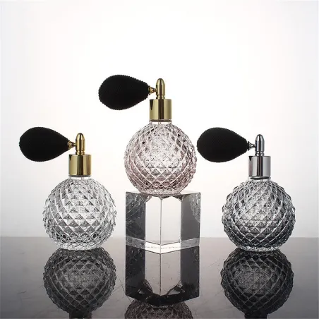 Glass perfume container - with pump atomiserPerfumes