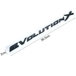 PegatinasEmblema decorativo para coche - Adhesivo de plástico - Letras Evolution X