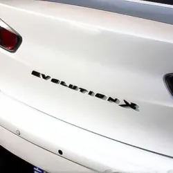 PegatinasEmblema decorativo para coche - Adhesivo de plástico - Letras Evolution X