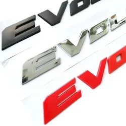 PegatinasEmblema decorativo para coche - Adhesivo de plástico - Letras Evolution X