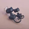 BrochesMadre e hija gata - corona de cristal - broche