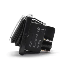 InterruptoresDPST de 4 pines - T85 - palanca de coche / barco - interruptor basculante con LED - resistente al agua