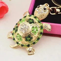 llaveroTortuga de cristal - llavero