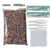 EducativoHama Beads - 2.6mm - plantilla - pinzas - set - juguete educativo - 20000 piezas