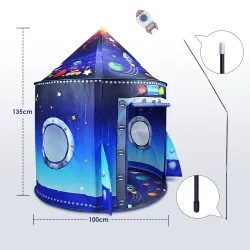 Tiendas de campañaCasa de juegos portátil para niños - tienda de campaña plegable - nave espacial