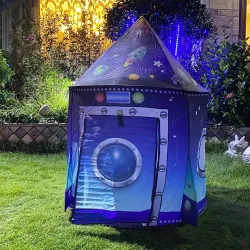 Tiendas de campañaCasa de juegos portátil para niños - tienda de campaña plegable - nave espacial