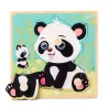 De maderaRompecabezas de madera 3D - animales de dibujos animados - juguete educativo