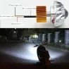 Motorcycle headlight - LED projector - single light - angel / devil eyesTurning lights