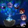 Luces & IluminaciónProyector de cielo estrellado - luz nocturna LED - con altavoz - Bluetooth