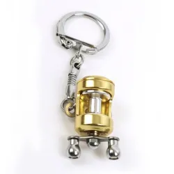 llaveroLlavero con carrete de pesca