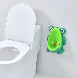 Entrenamiento para ir al bañoEntrenamiento para orinar para niños - Enseñar a ir al baño - Diseño de rana
