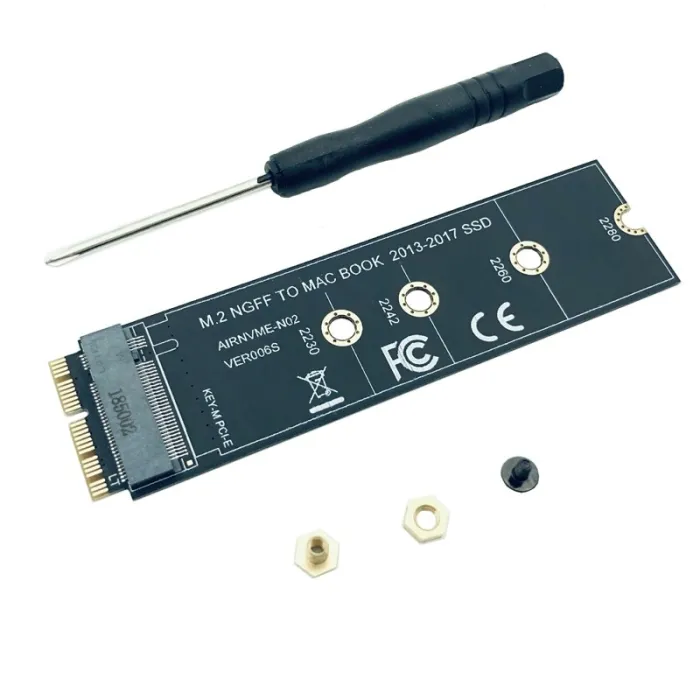 Reparar y UpgradeAdaptador SSD - conector - M2 a SSD - para MacBook Air 2013 2014 2015 2016 2017
