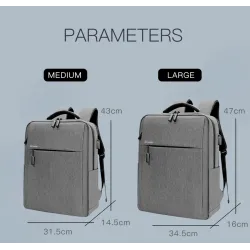 Trendy laptop bag - backpack - with USB charging port - waterproofBackpacks