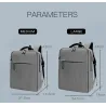 Trendy laptop bag - backpack - with USB charging port - waterproofBackpacks