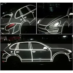 PegatinasMarca de seguridad del coche - cinta reflectante - pegatina