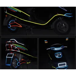 PegatinasMarca de seguridad del coche - cinta reflectante - pegatina