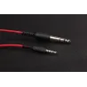 Professional DJ studio headphones - wired stereo headset - with microphoneEar- & Headphones