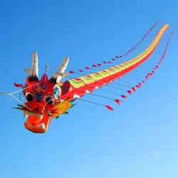 CometaDragón chino tradicional - cometa - 7m