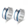 Small hoops earrings - blue platingEarrings