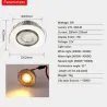 SpotlightsFocos de techo LED - empotrables - COB - 3W - 10 piezas
