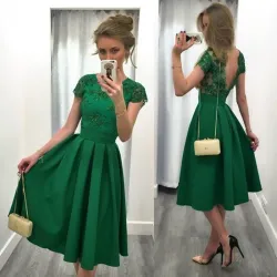 Sexy dress - backless - patchwork floral patternDresses