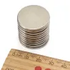 N35N35 - imán de neodimio - disco redondo fuerte - 25 * 2 mm - 10 piezas